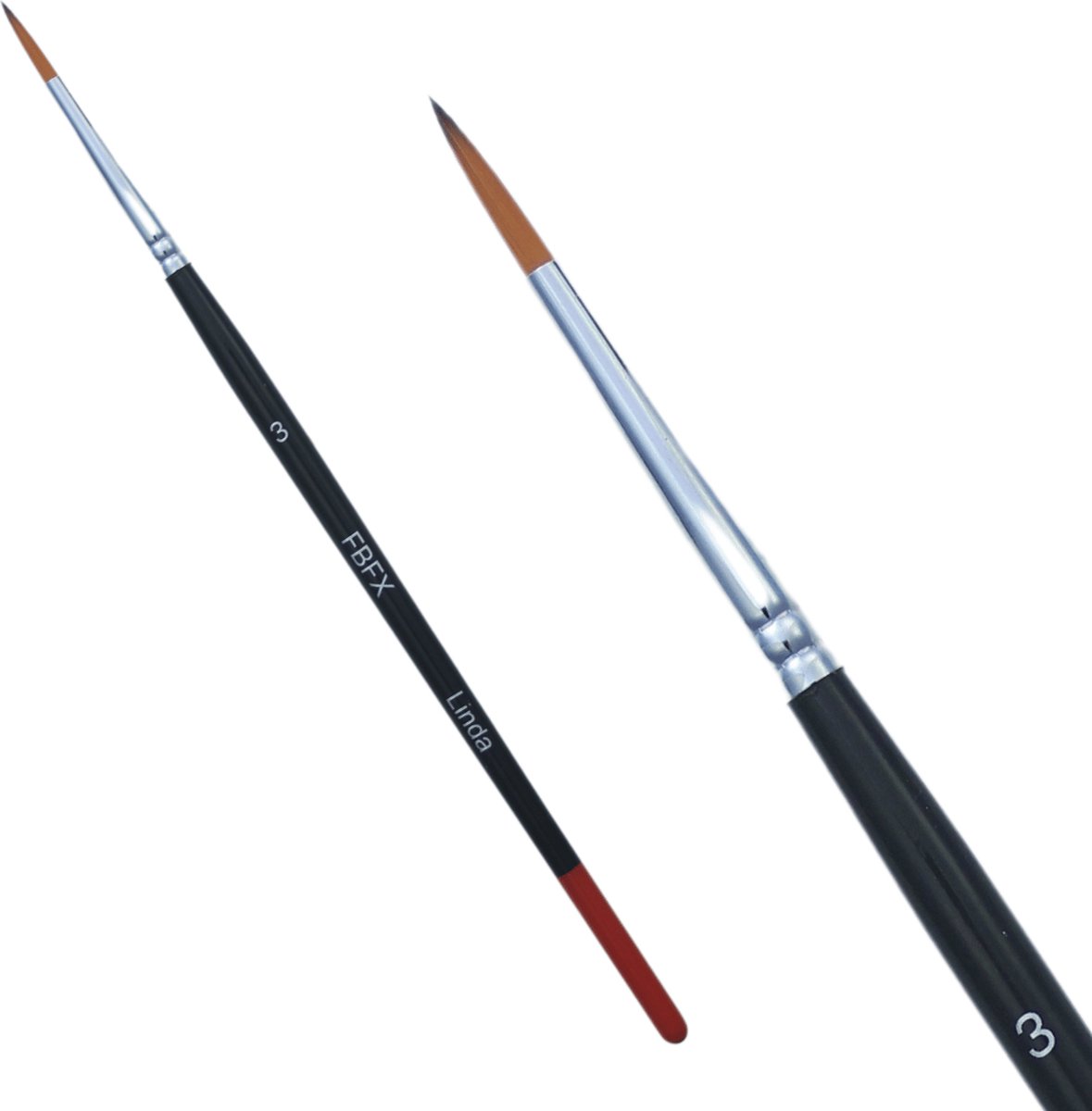   Schmink Penseel Linda 3 | Rond Penseel 3